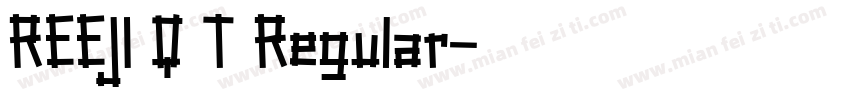 REEJI Q T Regular字体转换